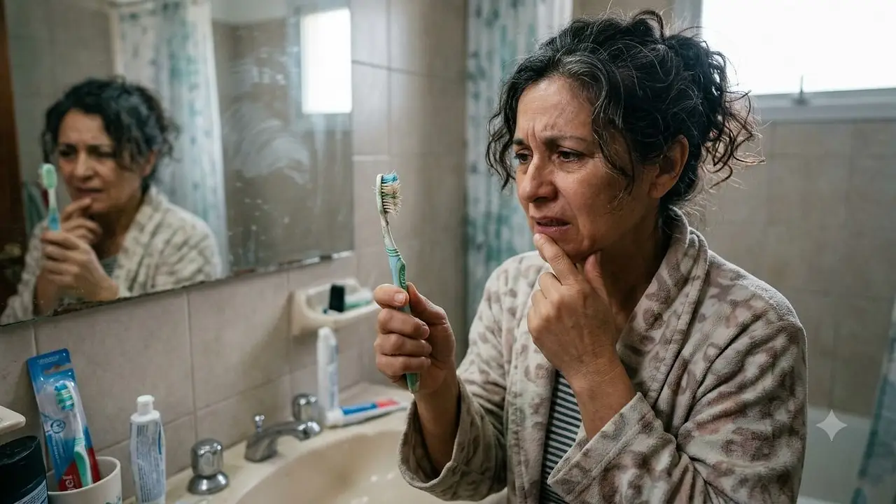 Cada cuánto hay que cambiar el cepillo de dientes. 