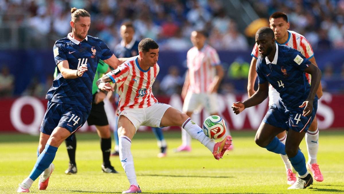 Francia logró perforar la defensa de Paraguay y le ganó con sufrimiento