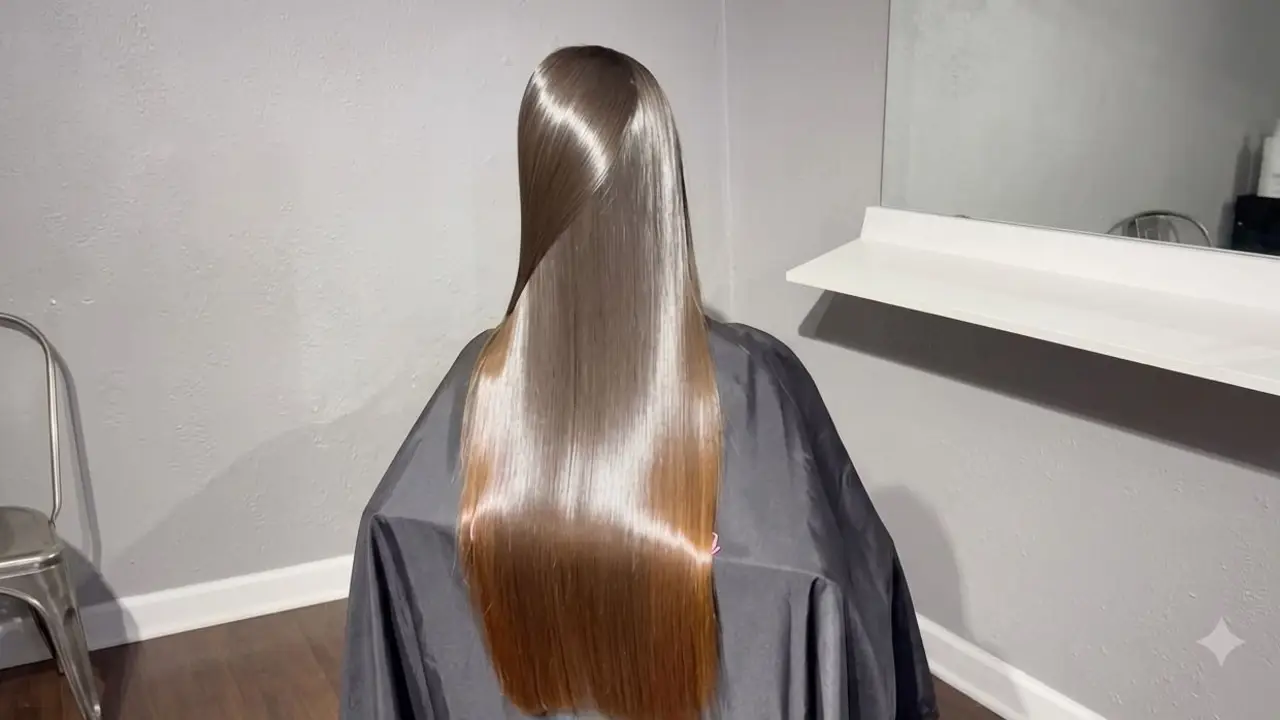 Preshampoo para un pelo brilloso