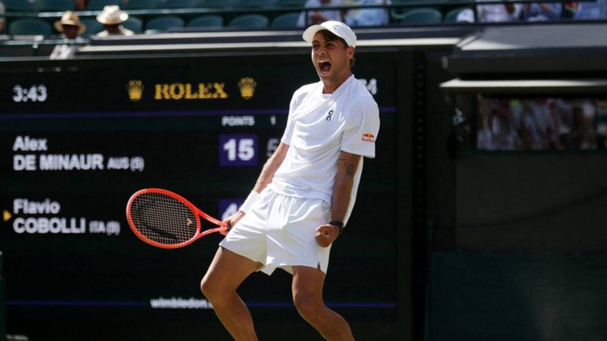 Cobolli y Paolini avanzan a cuartos de final de Wimbledon; británico Fery sigue en liza
