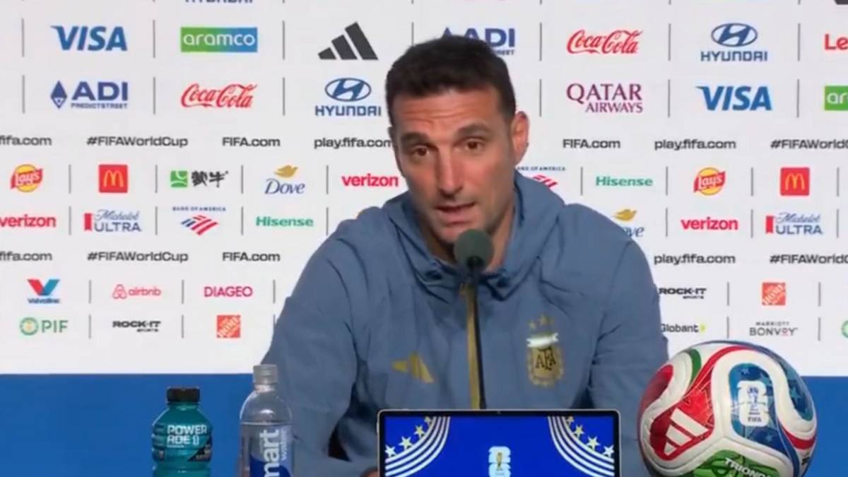 Lionel Scaloni volvió a bancar al equipo tras la victoria agónica: "Nunca lo van a dejar tirados"