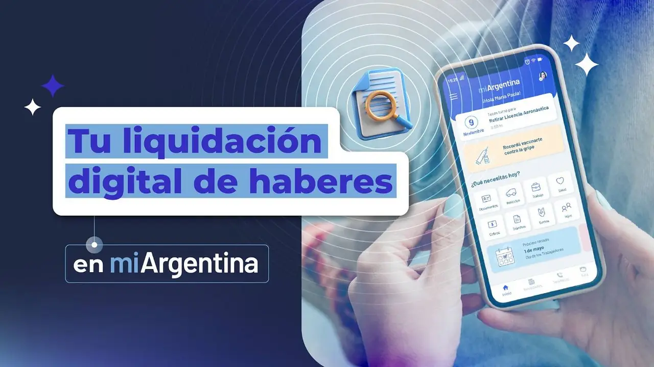 Cómo consultar la liquidación de sueldo desde la aplicación Mi Argentina