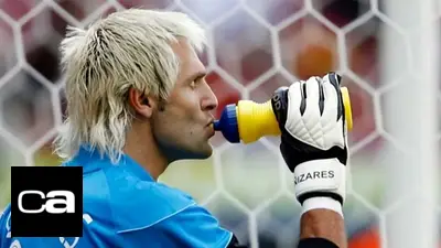 El arquero Santiago Cañizares. El arquero Santiago Cañizares.