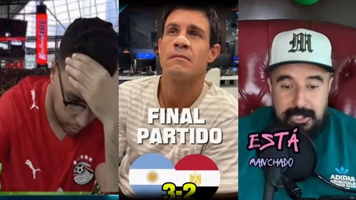 Les duele Argentina: así "lloraron" en vivo los españoles, mexicanos y egipcios