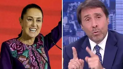 Claudia Sheinbaum y Eduardo Feinmann Claudia Sheinbaum y Eduardo Feinmann