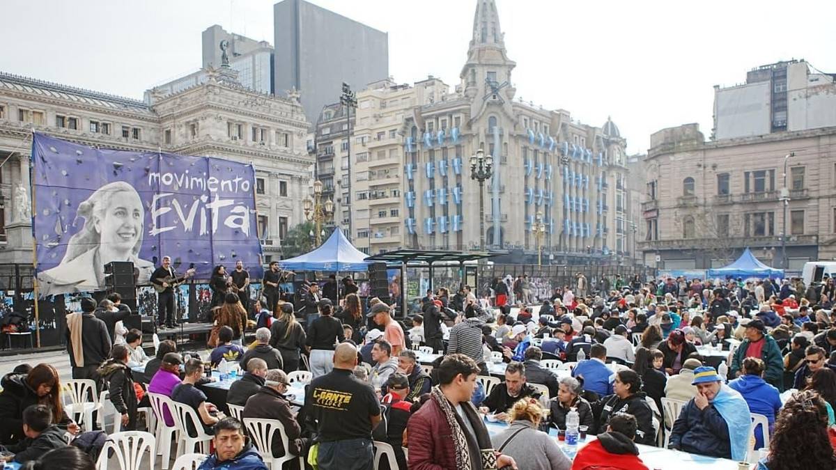 El Movimiento Evita realizó un festival por el 9 de Julio: "Sin soberanía no hay independencia"