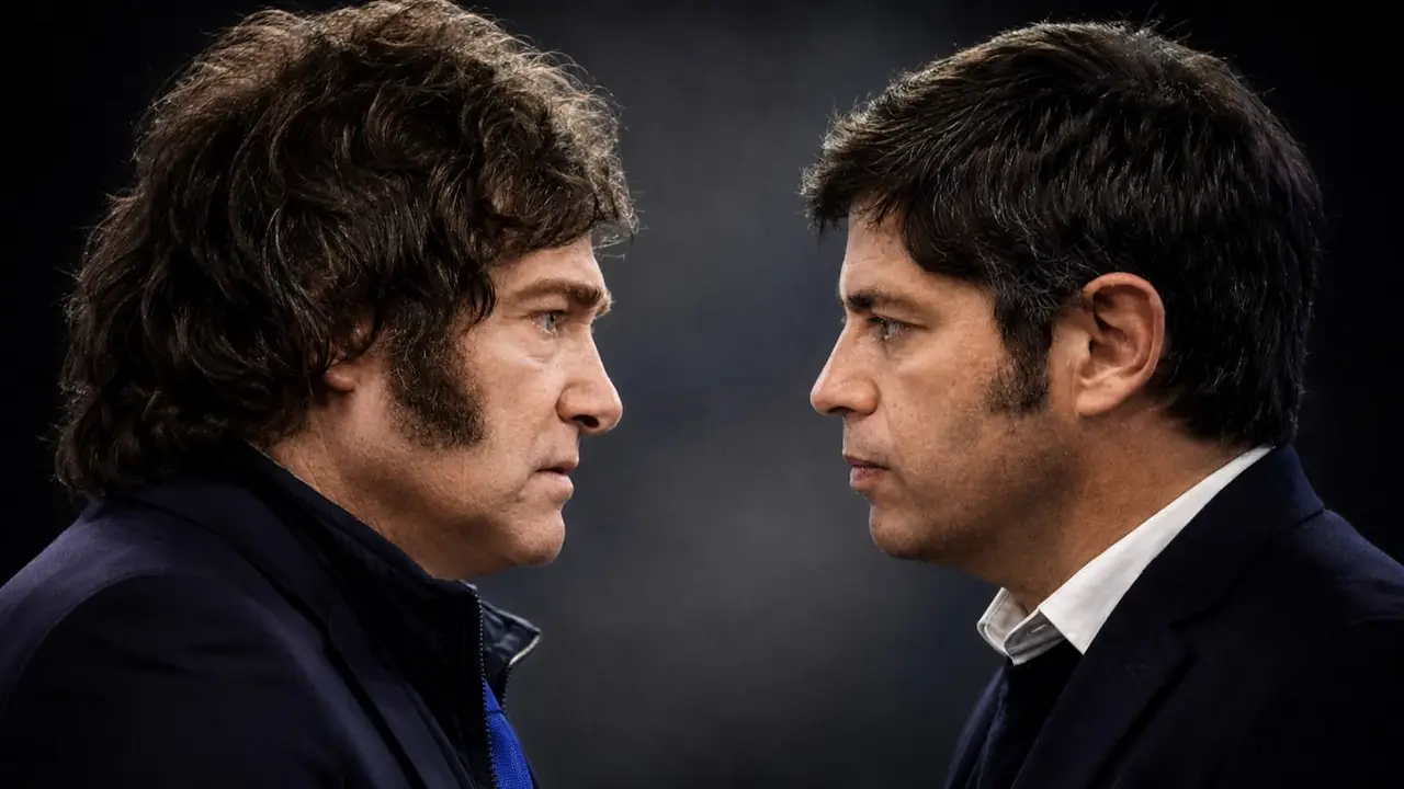 Javier Milei vs Axel Kicillof elecciones 2027 