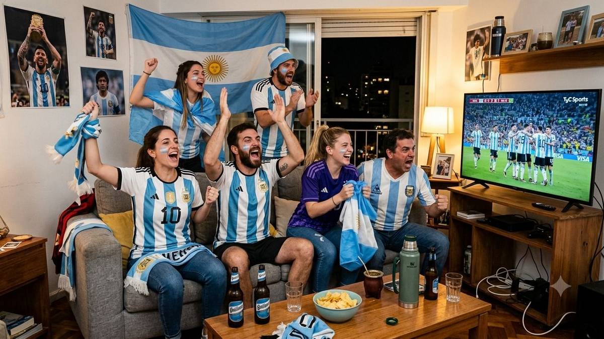 Por qué mirar los partidos del Mundial acompañados mejora la salud mental