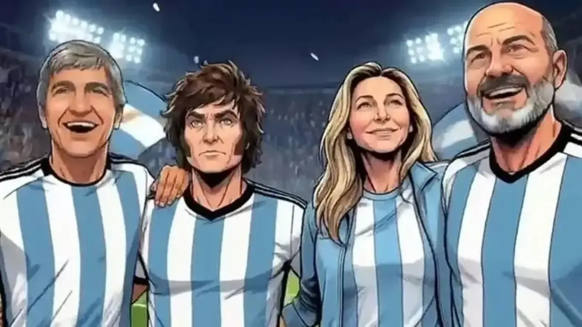 "Terroristas enemigos de Messi": la exótica "campaña anti argentina" de Milei