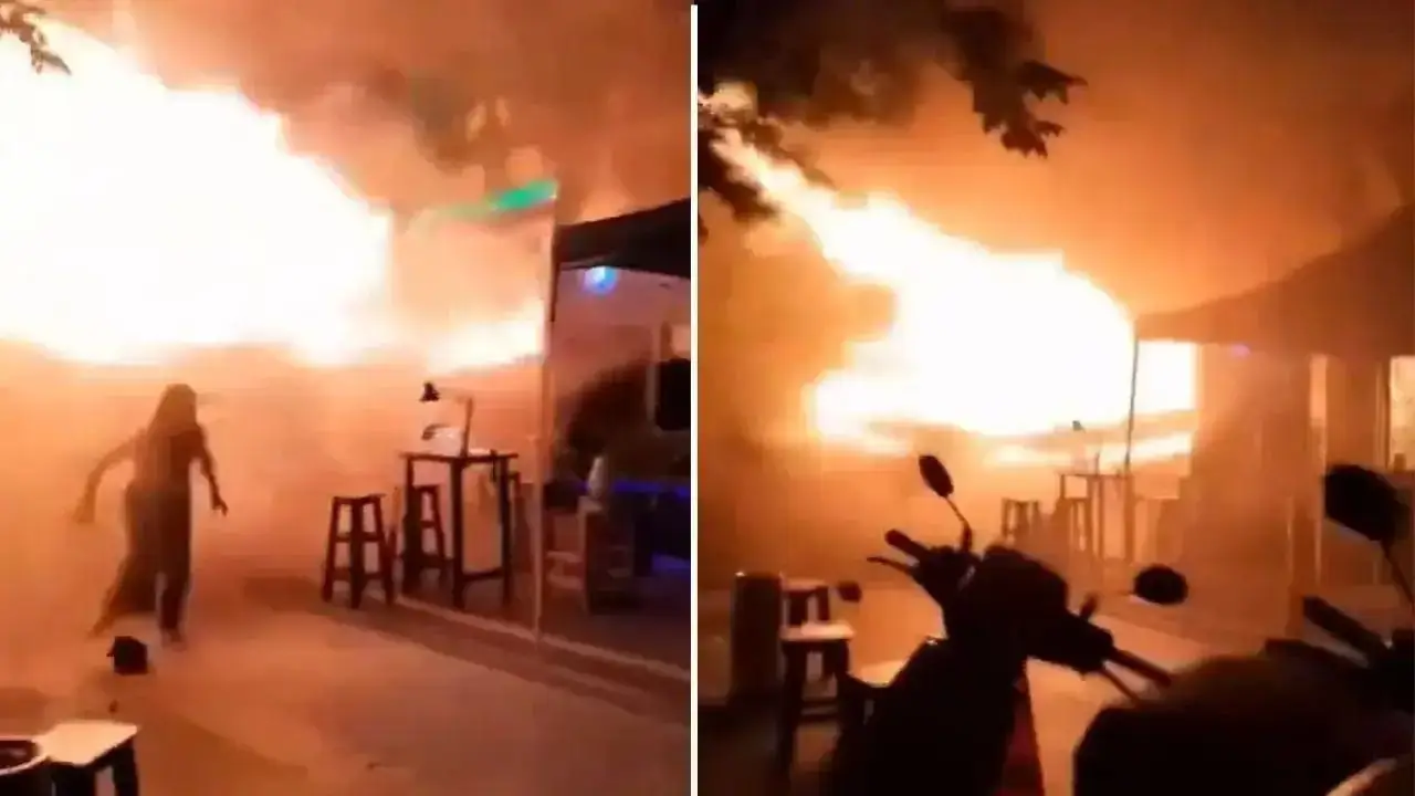 Incendio en Bangkok.