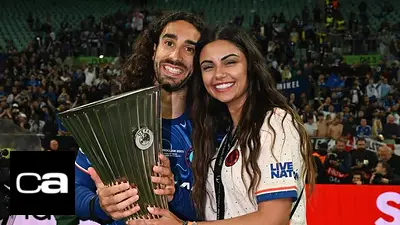 Marc Cucurella y Claudia Rodriguez Marc Cucurella y Claudia Rodriguez