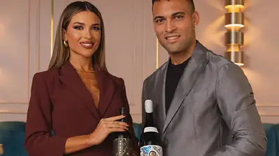 Lautaro Martínez y Agustina Gandolfo Lautaro Martínez y Agustina Gandolfo