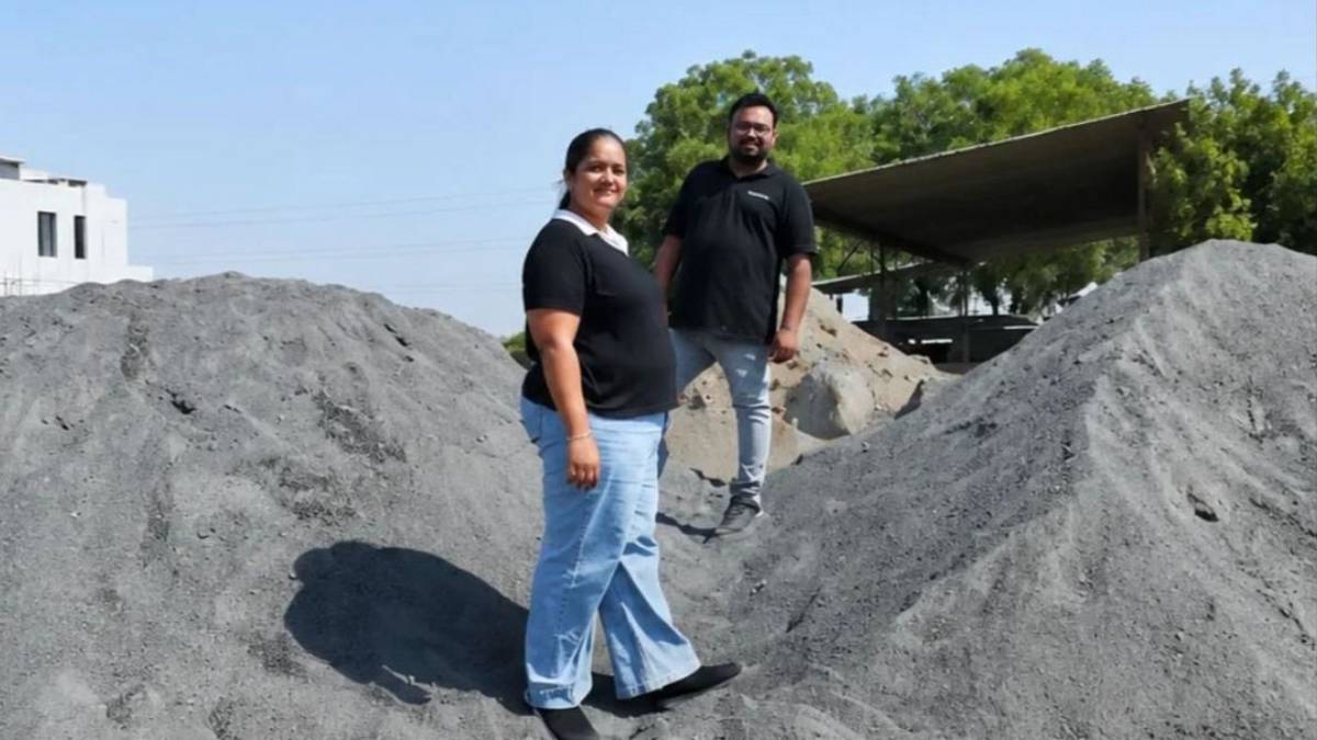 Transformaron cenizas y barro en bloques para construir casas en 30 días