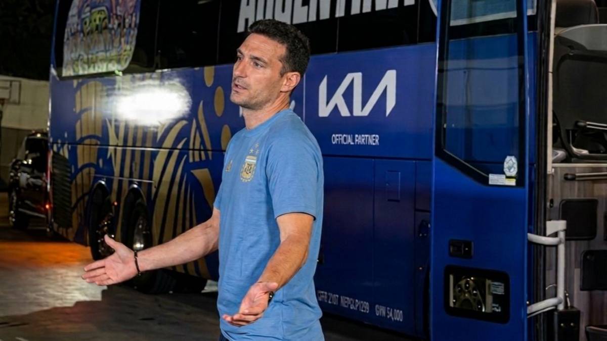 "A descansar": el fastidio de Scaloni que no se vio en TV antes de Argentina - Inglaterra