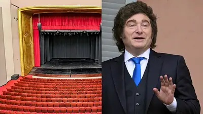 Sala de teatro Javier Milei Sala de teatro Javier Milei