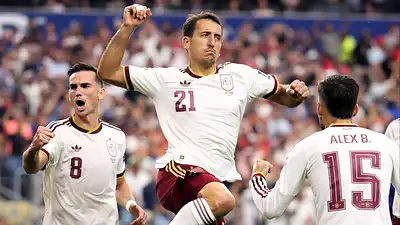 Jugadores de España festejando el gol Jugadores de España festejando el gol