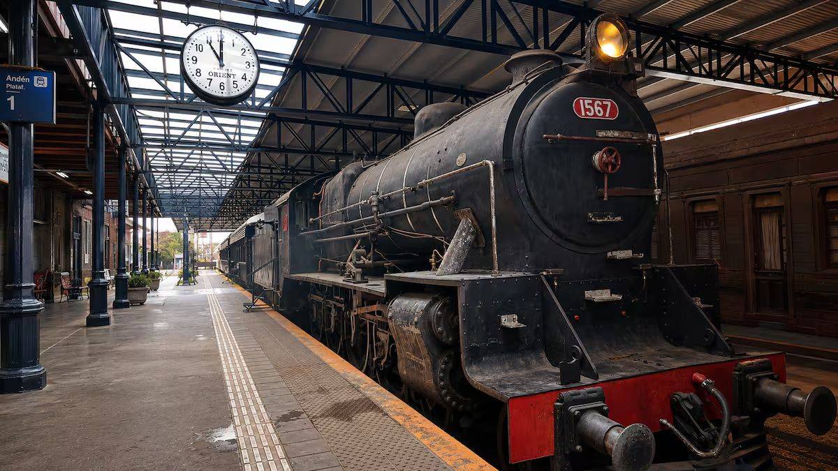 El Tren Fluorescente que brilla en la oscuridad y se podrá disfrutar durante las vacaciones de invierno en Buenos Aires