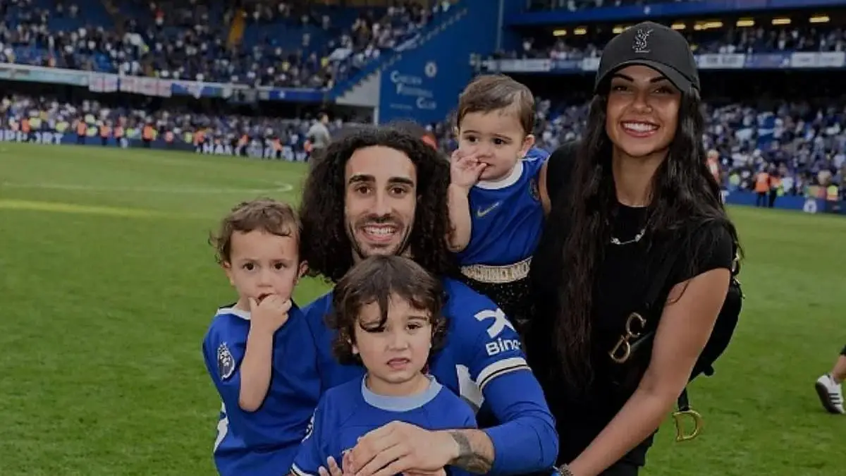 Cuántos hijos tiene Marc Cucurella: así es la familia del futbolista de España