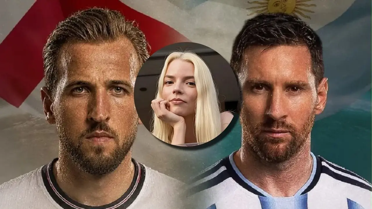 Polémico comentario de Anya Taylor-Joy sobre Argentina-Inglaterra.