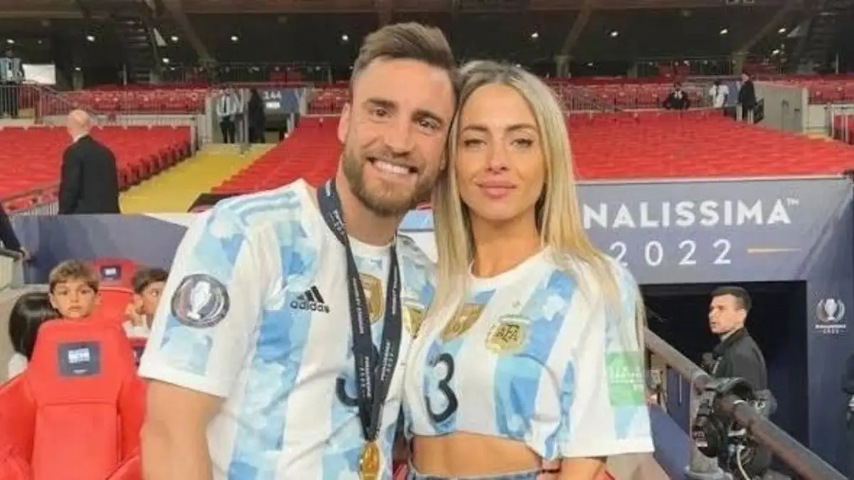 Qué dijo Caro Calvagni, la esposa de Nicolás Tagliafico, sobre los prejuicios de las parejas de los futbolistas