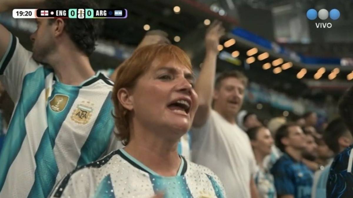 Mundial 2026: sorpresa por la aparición de Nancy Pazos en la transmisión de Argentina-Inglaterra