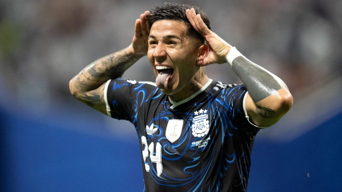 El golazo de Enzo Fernández en la Selección Argentina vs. Inglaterra por el Mundial 2026