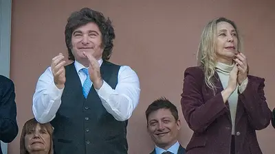 Otra vez Milei hace un show y se sube al triunfo de la Selección: "Vamos Argentina" Otra vez Milei hace un show y se sube al triunfo de la Selección: "Vamos Argentina"