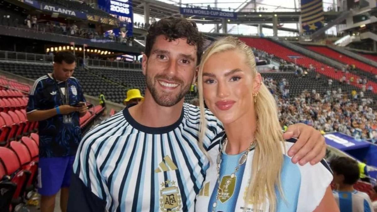 Por quién hinchó Kelci-Rose Bowers, la novia de Marcos Senesi, en Argentina - Inglaterra