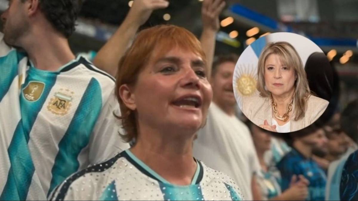Nancy Pazos celebró la victoria de Argentina contra Inglaterra con una dedicatoria especial a Monteoliva: "Ahora mismo..."
