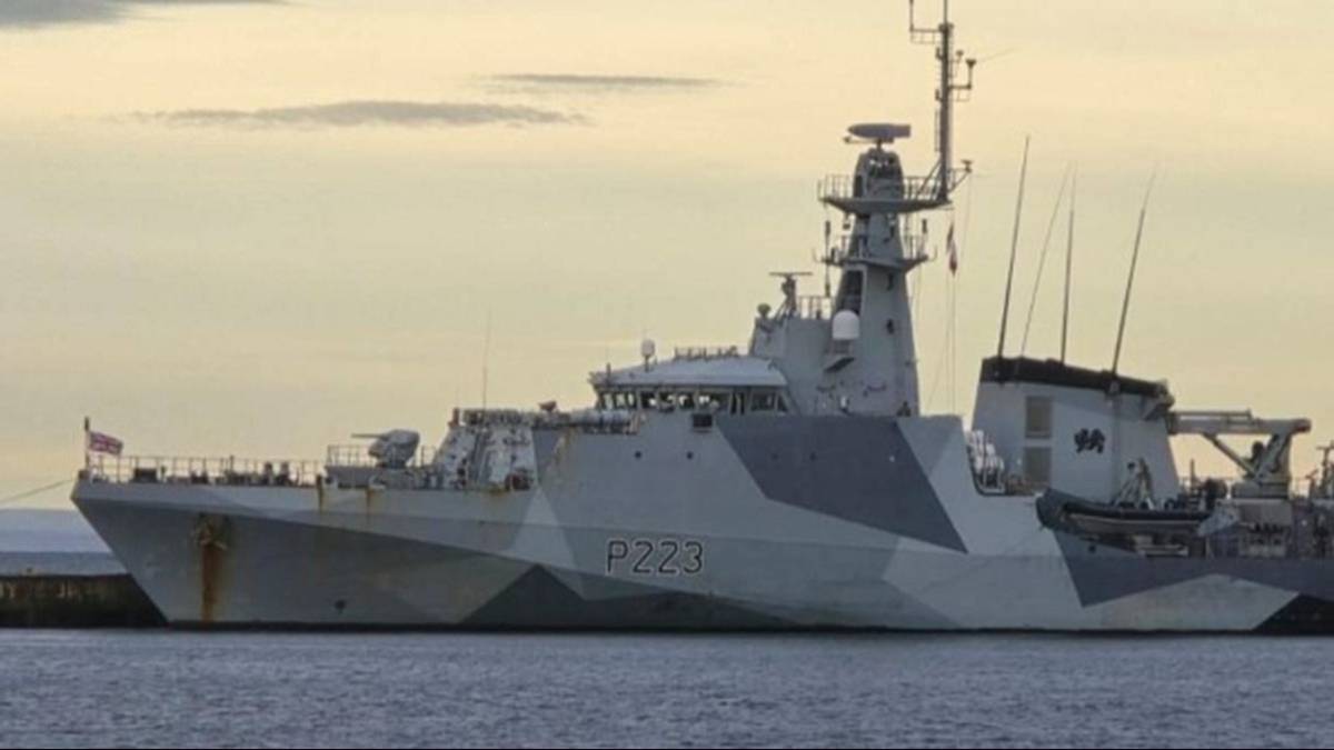 La Cancillería esperó el final del partido para protestar por el buque militar británico
