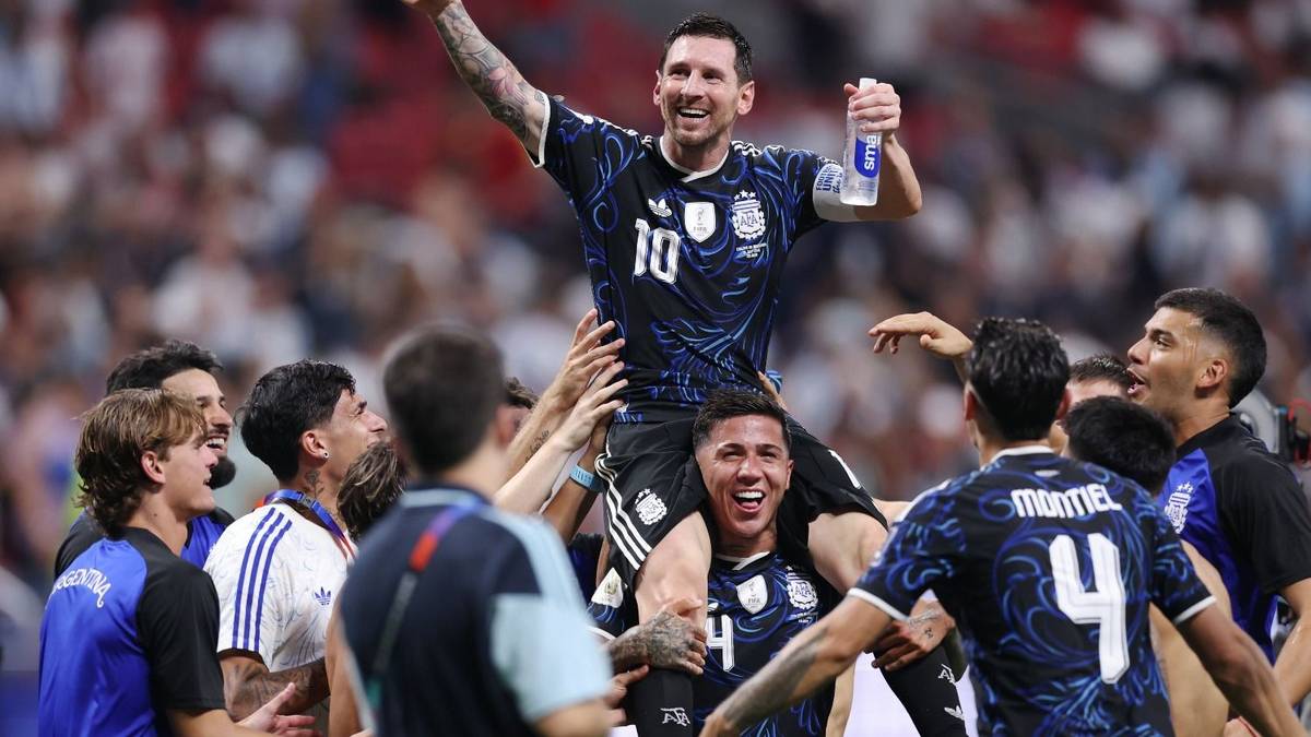 La Selección Argentina festeja y piensa en España: práctica liviana en Atlanta y viaje a Nueva Jersey