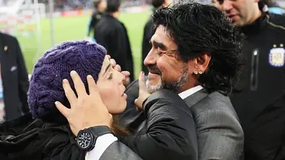 Dalma Maradona y Diego Maradona Dalma Maradona y Diego Maradona