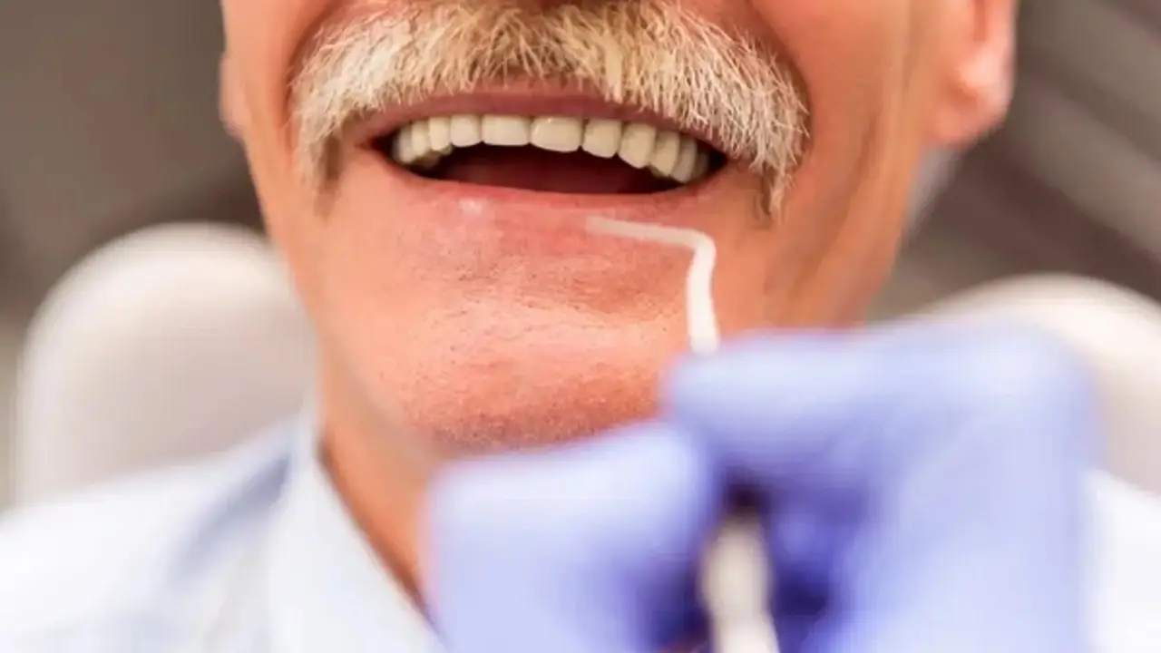Jubilado en el dentista.