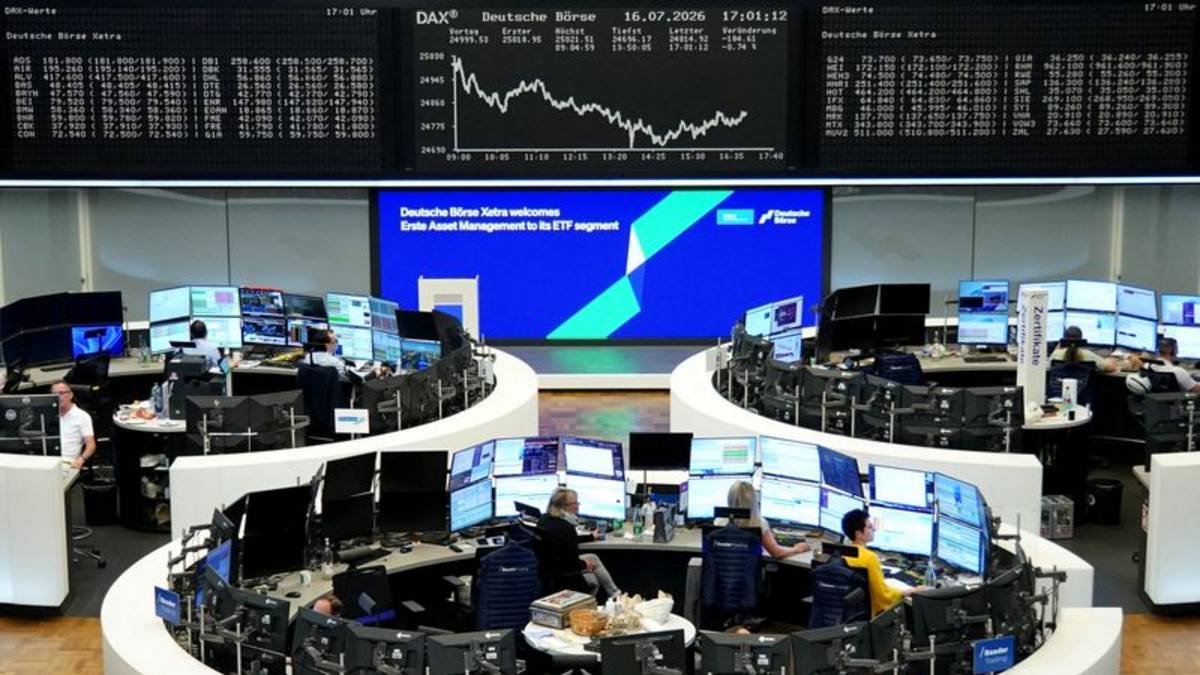 Las bolsas europeas caen ante el peso de los valores tecnológicos y la tensión en Oriente Medio