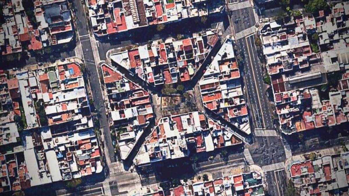 Es la única calle porteña con forma de X: dónde queda y cuál es su historia