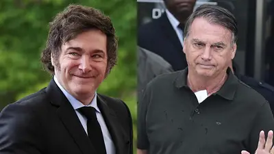 Javier Milei, Jair Bolsonaro, Brasil, Alexandre de Moraes, Lula da Silva, Tribunal Supremo de Brasil. Javier Milei, Jair Bolsonaro, Brasil, Alexandre de Moraes, Lula da Silva, Tribunal Supremo de Brasil.