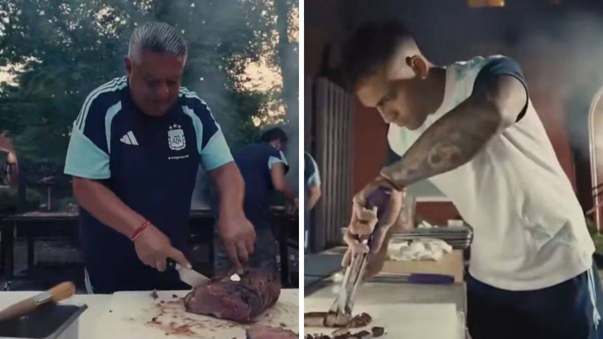 Cómo fue el último asado de la Selección antes de la final del Mundial