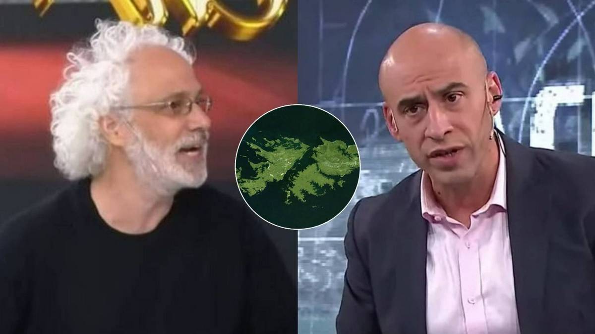 Diego Recalde dijo una burrada sobre Malvinas en LN+ y el Pelado Trebucq lo cruzó en vivo: "Te pasás un pueblo"