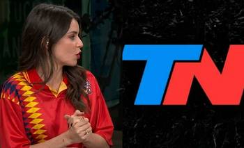 Polémica en TN por una panelista con la camiseta de España | Televisión 