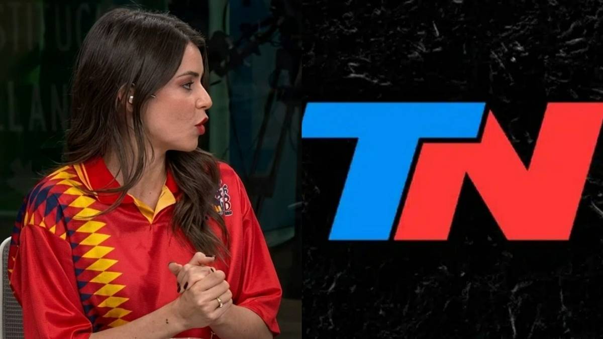 Una panelista fue a TN con la camiseta de la selección española y se pudrió todo en vivo: "¿Quién le dijo que venga?"