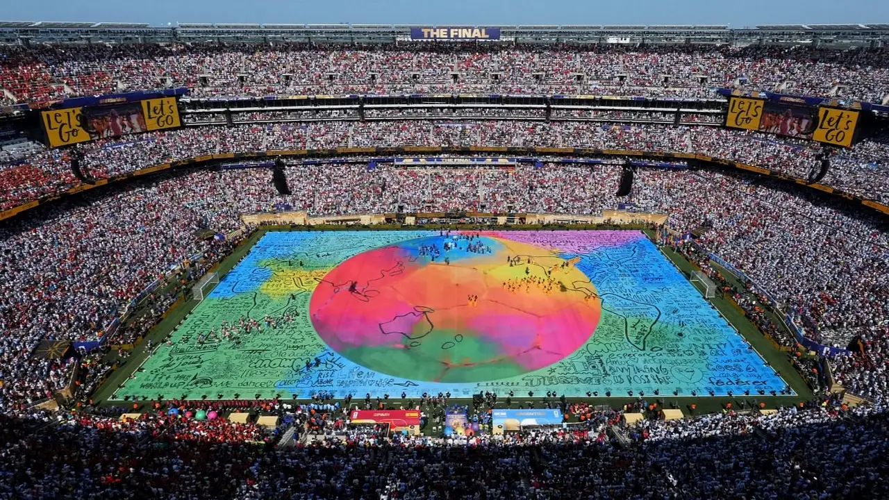 Cómo fue el show de mediotiempo de la final del Mundial 2026.
