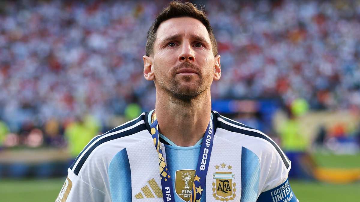 El llanto desgarrador llanto de Messi al despedirse en la cancha