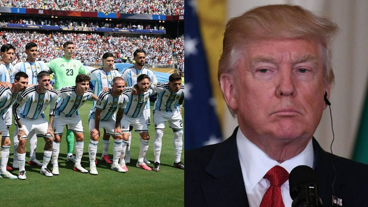 Se hizo viral: la figura de la Selección Argentina que le negó el saludo a Trump