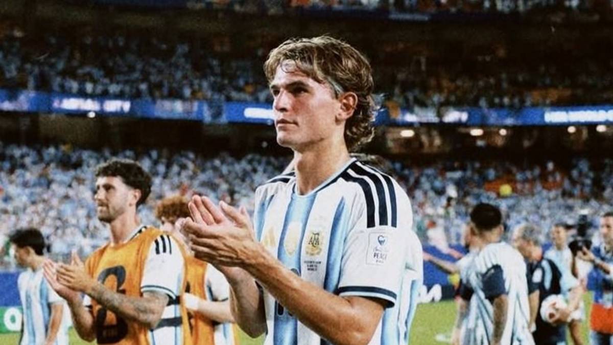 "Traer la copa de vuelta": la emotiva promesa de Nico Paz tras la derrota de la Selección Argentina