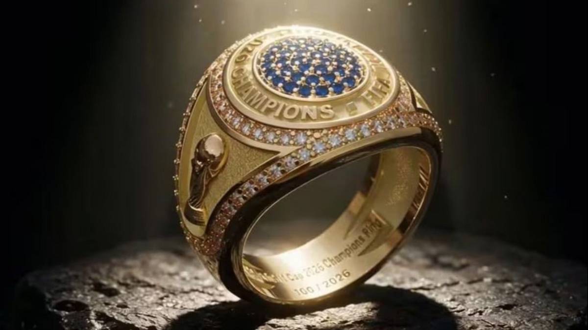 Cómo es el anillo de campeón que entregó la FIFA por primera vez tras el Mundial 2026