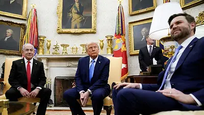 Trump dice que Netanyahu no será detenido mientras esté en EEUU Trump dice que Netanyahu no será detenido mientras esté en EEUU