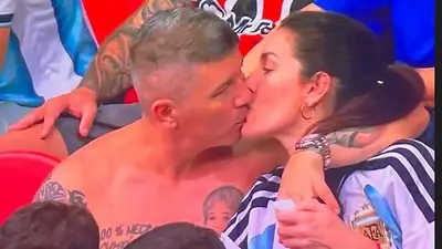 Pablo Lescano y su esposa. Pablo Lescano y su esposa.