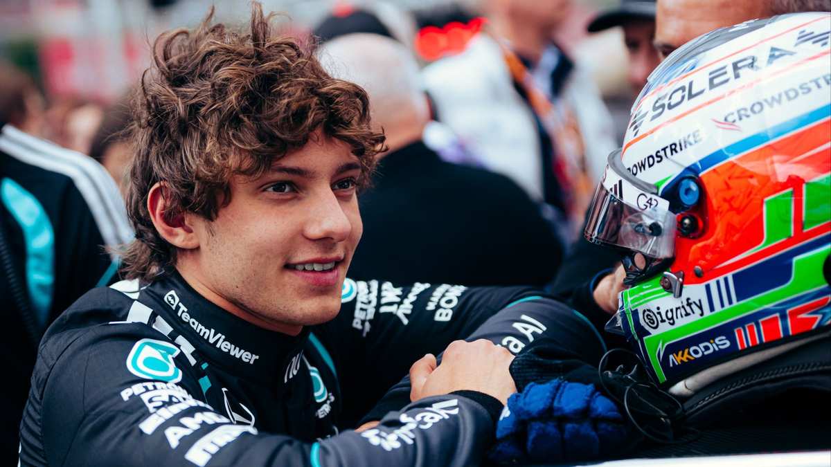 Fue furor en las redes: el emotivo mensaje de Kimi Antonelli para su padre tras ganar el GP de Bélgica