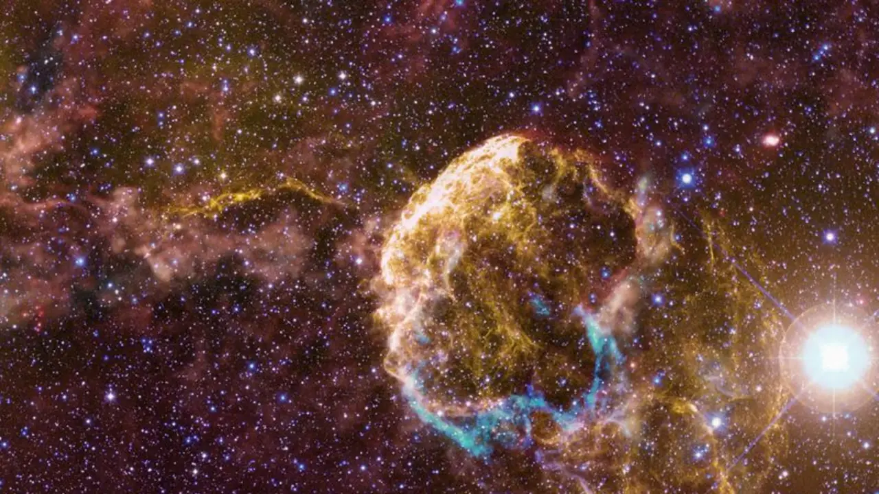 Científicos detectan indicios de dos enormes estrellas compañeras que explotaron