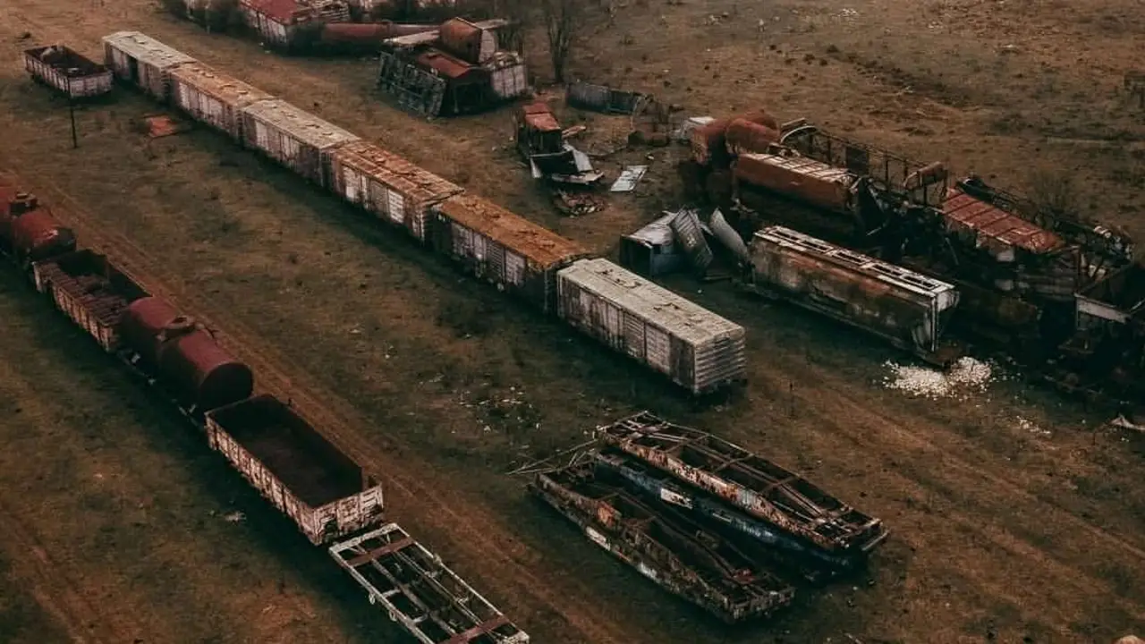 Cementerio de trenes de Tandil.